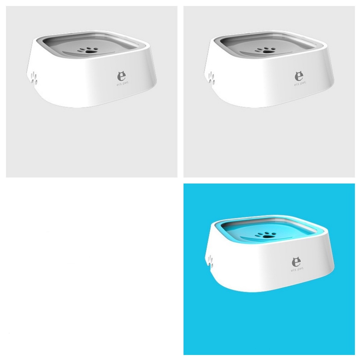 1.5L Anti-Overflow Cat Dog Water Bowl