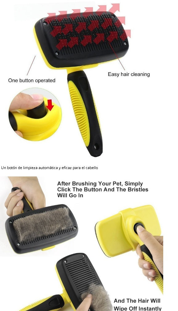 Self-Cleaning Grooming Brush