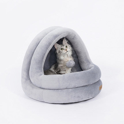 Cozy Cat House Bed