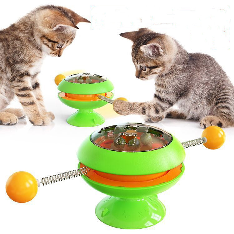 Rotatable Toy with Catnip
