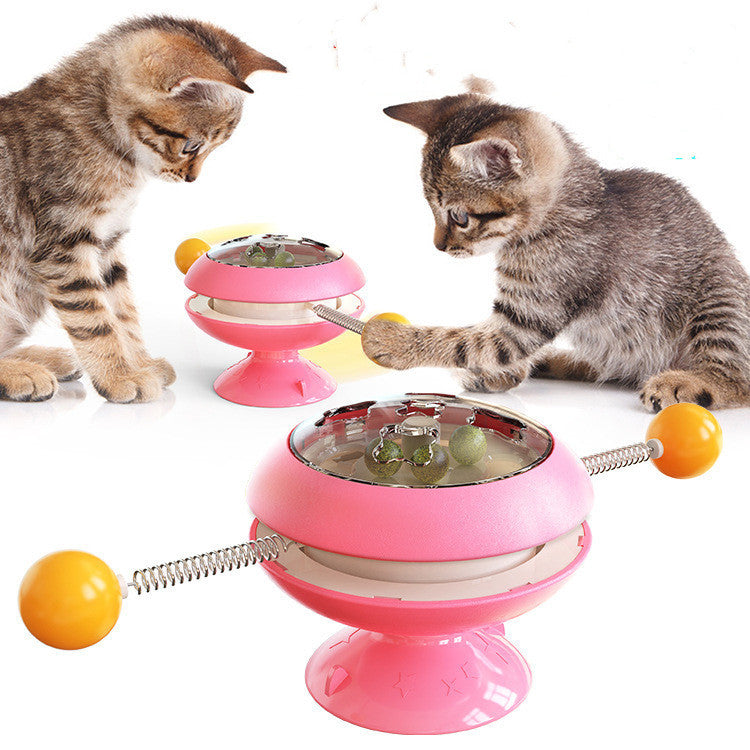 Rotatable Toy with Catnip
