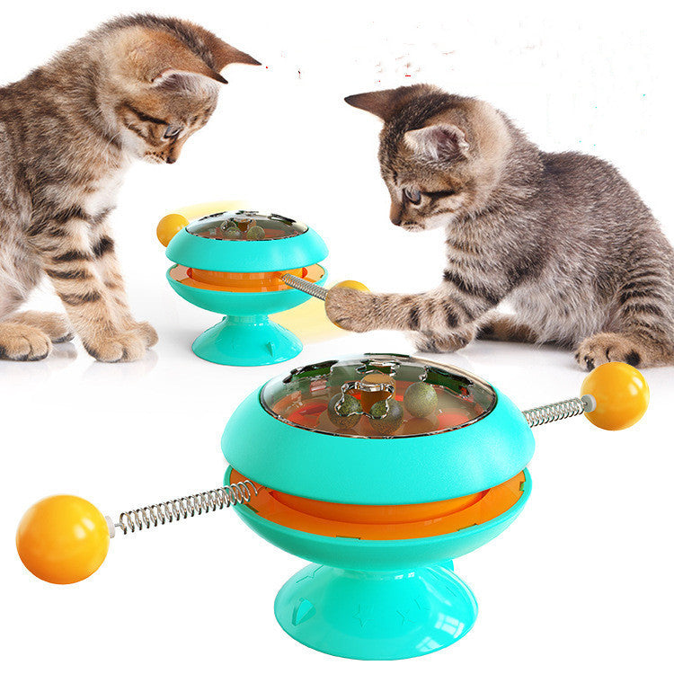 Rotatable Toy with Catnip
