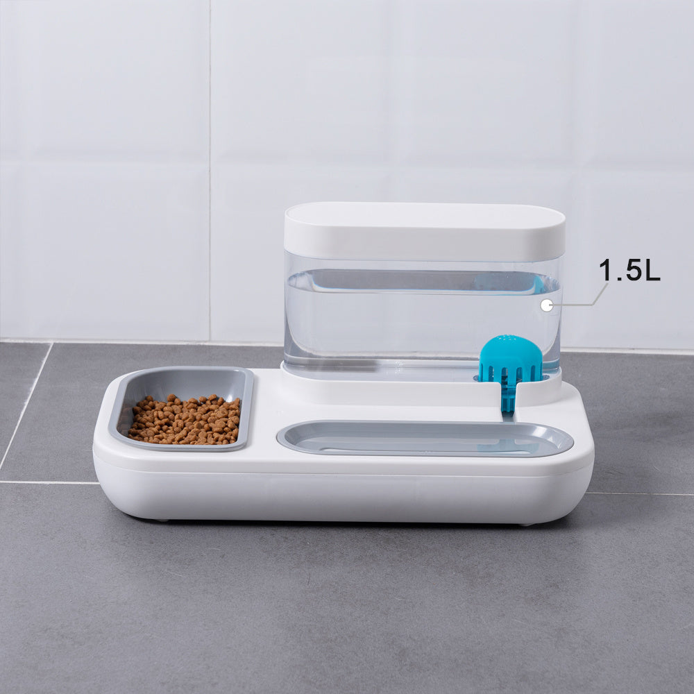 4-in-1 Cat Dog Bowl Feeder
