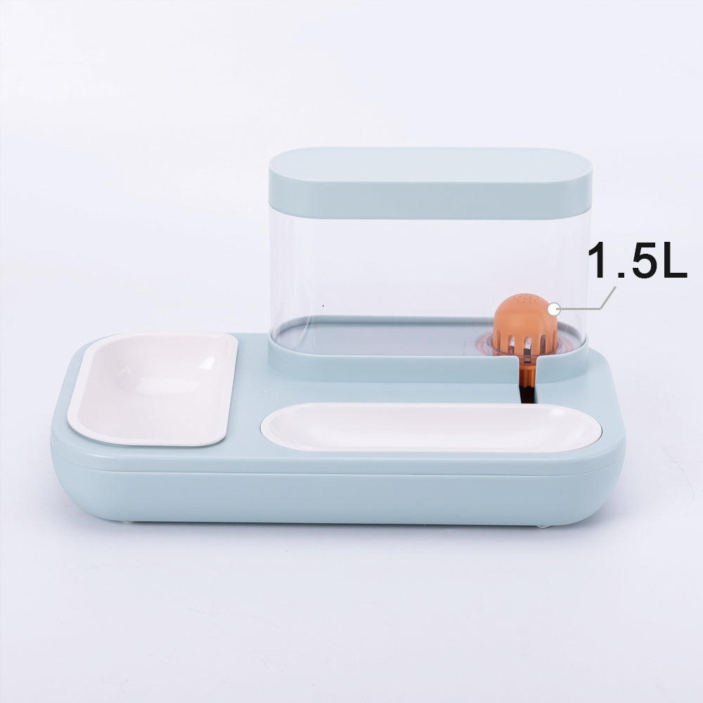 4-in-1 Cat Dog Bowl Feeder
