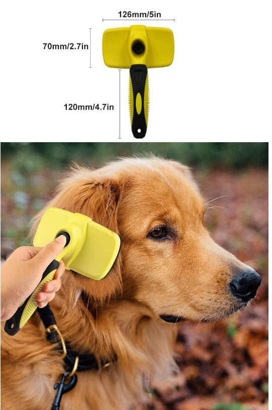 Self-Cleaning Grooming Brush