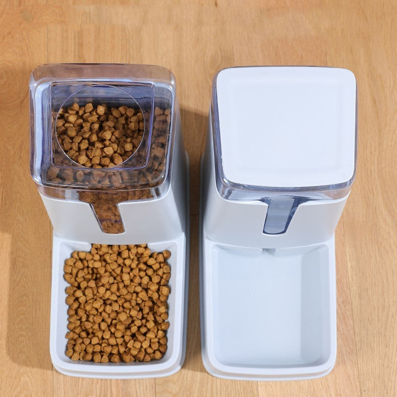 Automatic Double Feeder with Water Dispenser