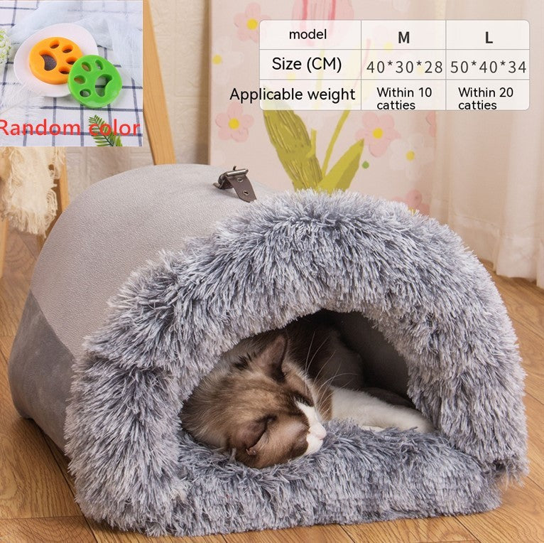Portable Plush Pet Nest
