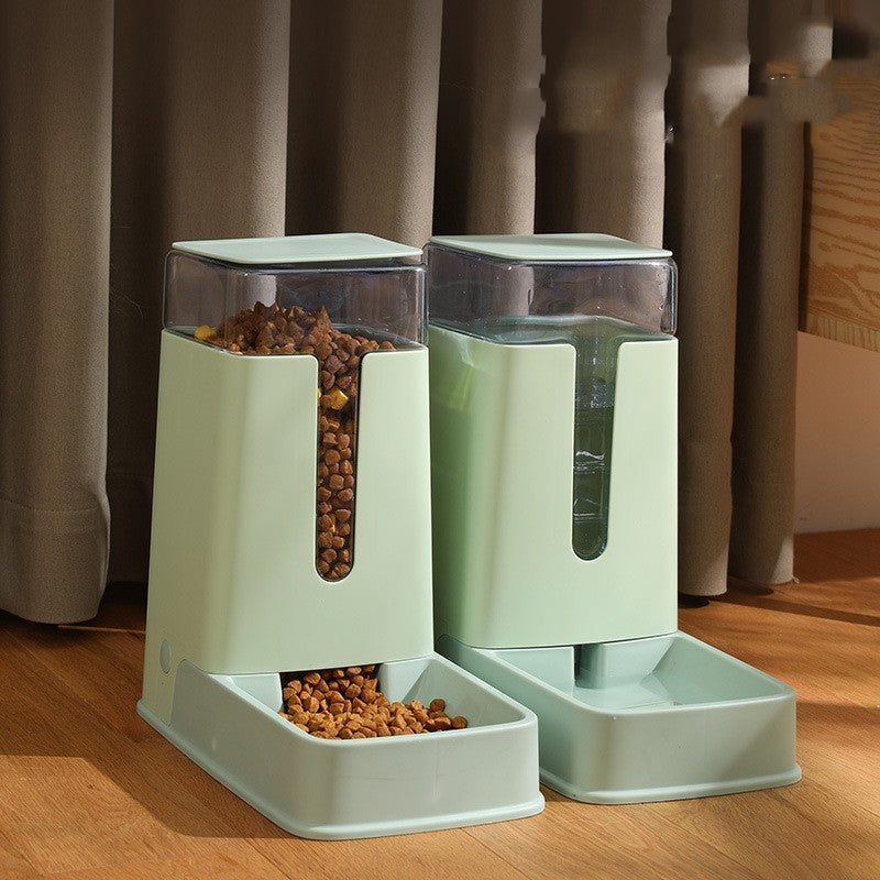 Automatic Double Feeder with Water Dispenser