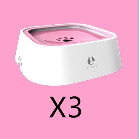 1.5L Anti-Overflow Cat Dog Water Bowl