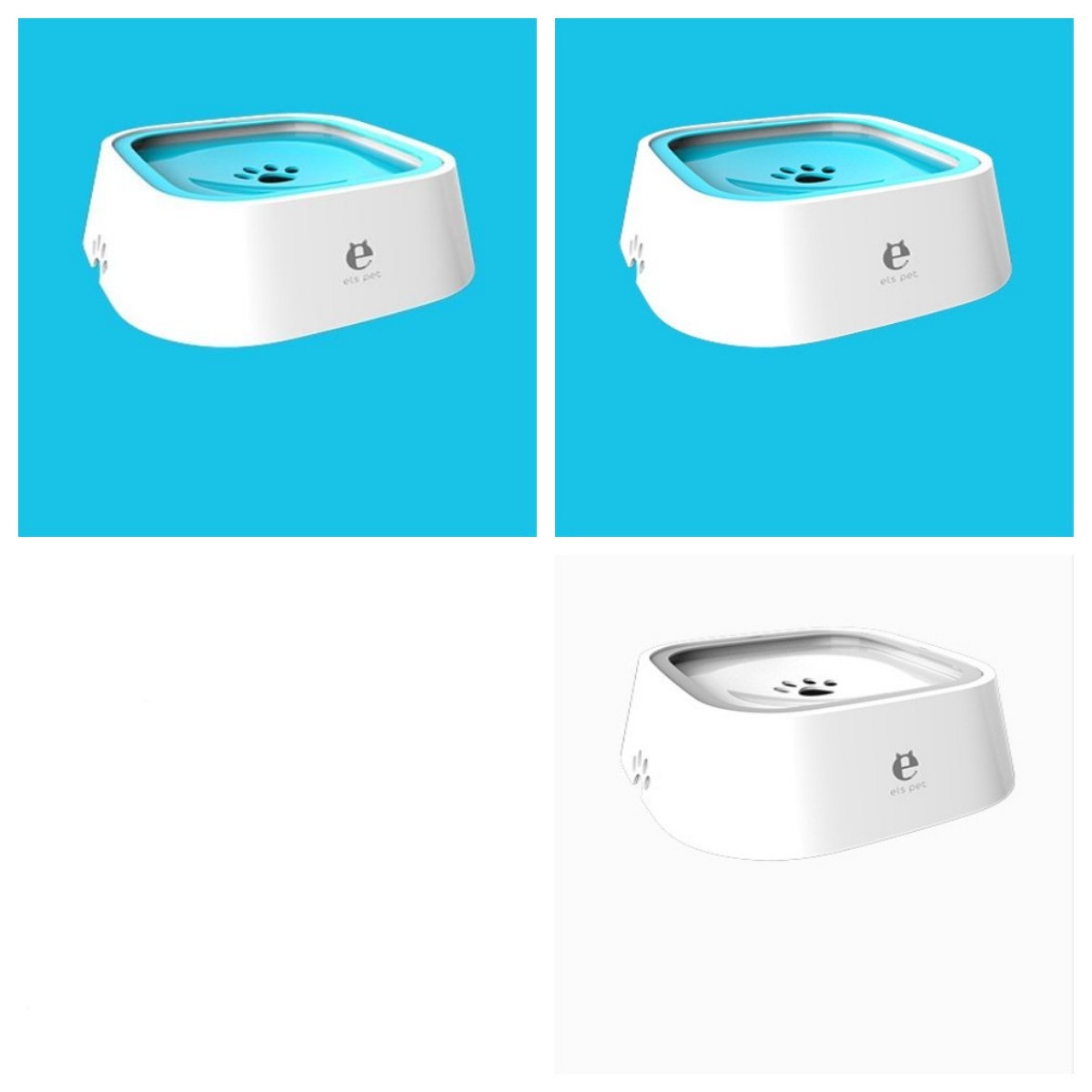 1.5L Anti-Overflow Cat Dog Water Bowl