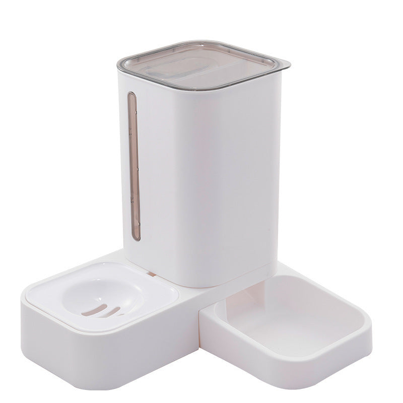 Automatic Double Pet Bowl with Water Storage
