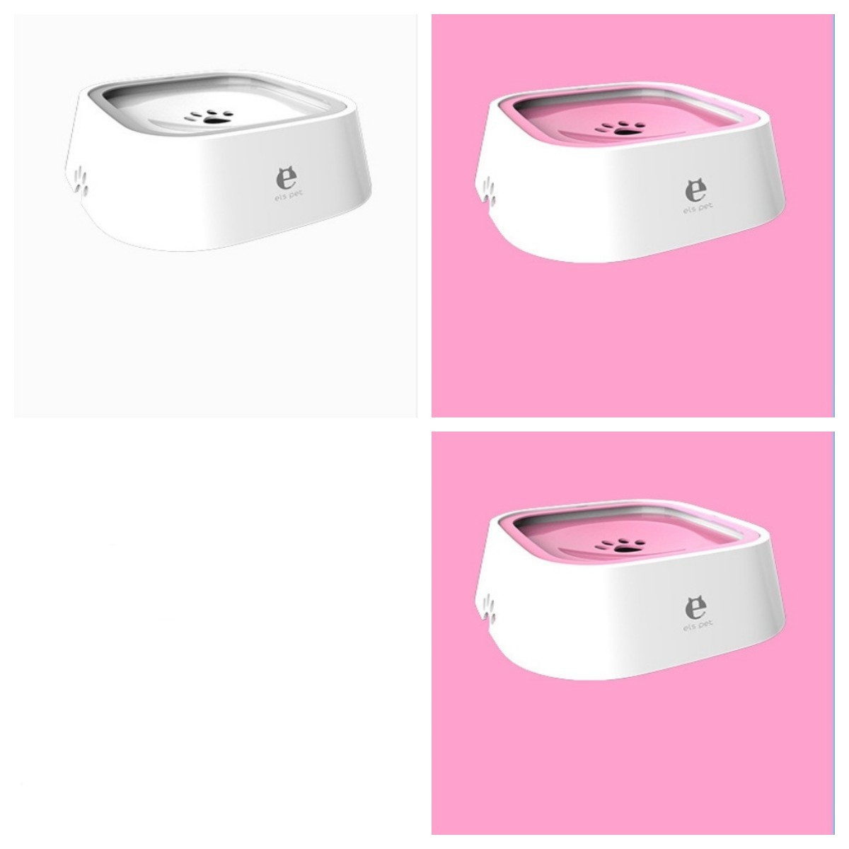 1.5L Anti-Overflow Cat Dog Water Bowl