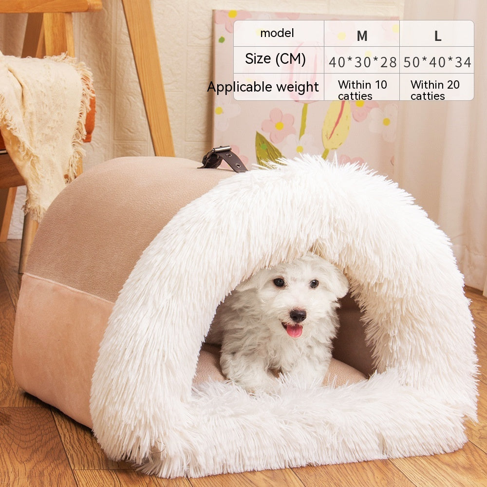 Portable Plush Pet Nest