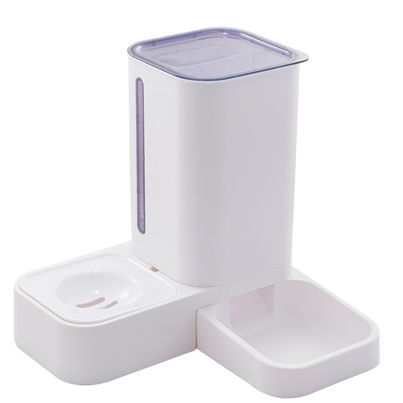 Automatic Double Pet Bowl with Water Storage