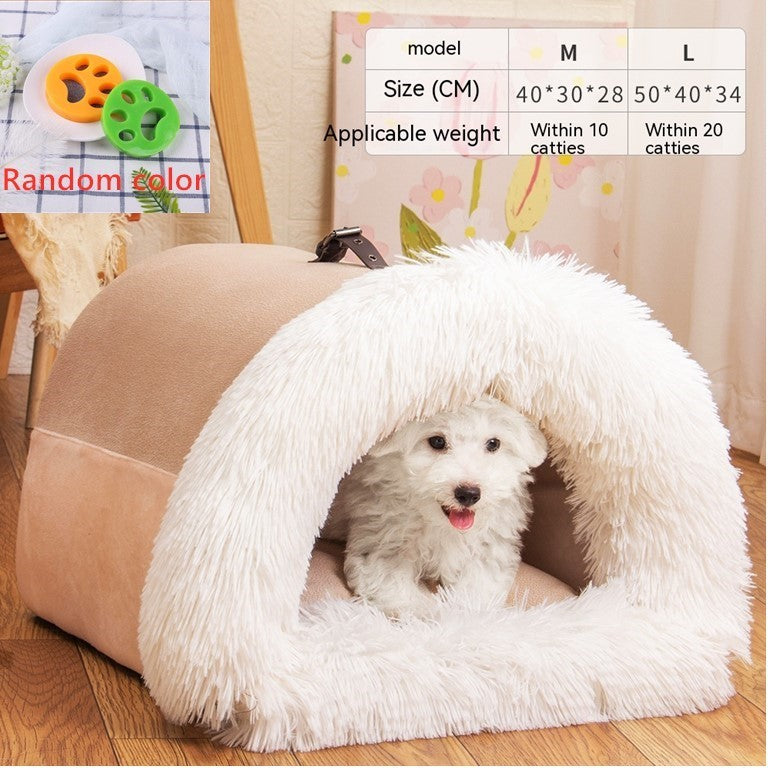 Portable Plush Pet Nest