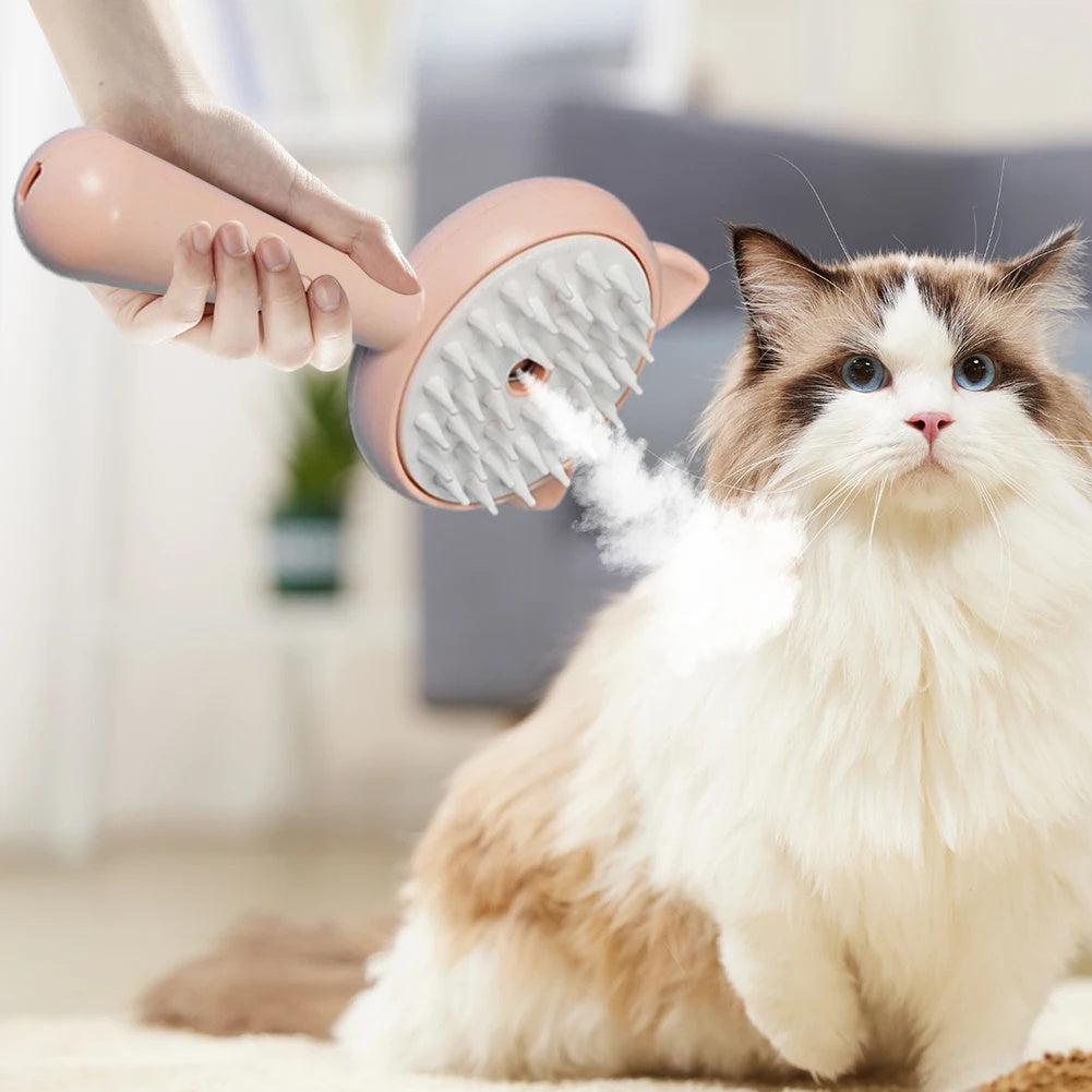 Rechargeable Mist Grooming Brush