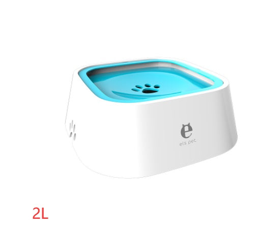 1.5L Anti-Overflow Cat Dog Water Bowl