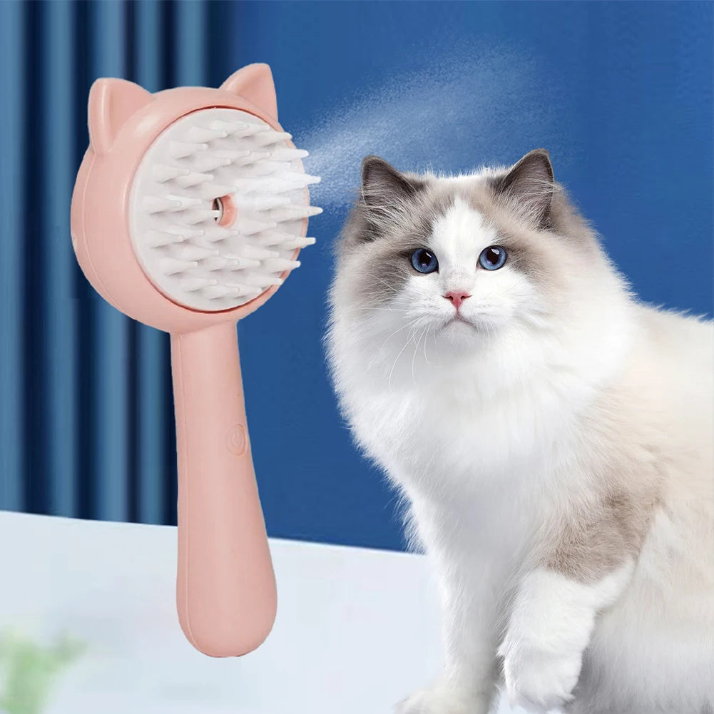 Rechargeable Mist Grooming Brush