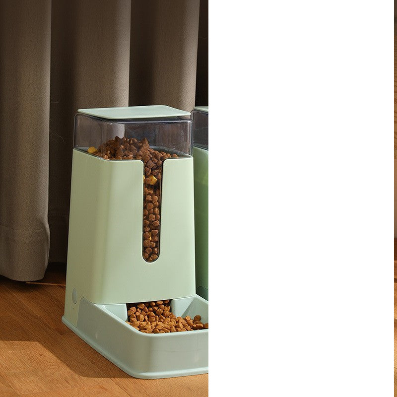 Automatic Double Feeder with Water Dispenser
