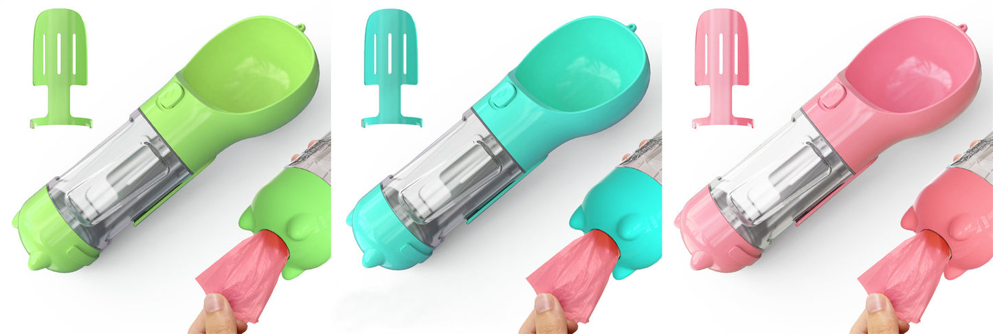 3-in-1 Portable Pet Water Bottle