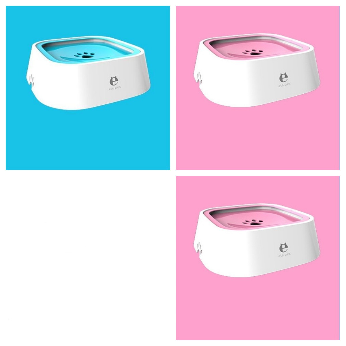 1.5L Anti-Overflow Cat Dog Water Bowl