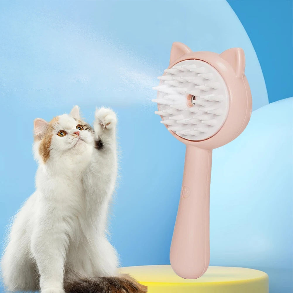 Rechargeable Mist Grooming Brush