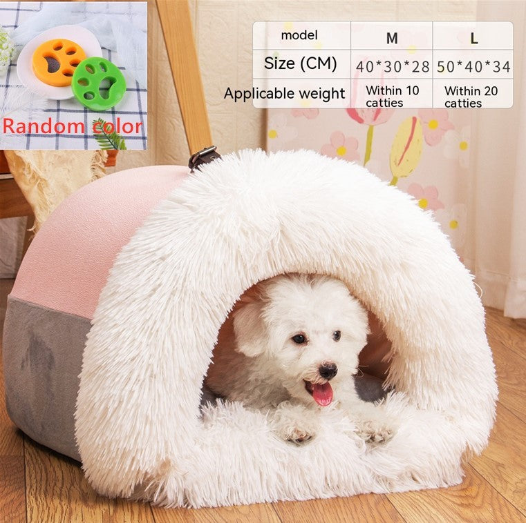Portable Plush Pet Nest