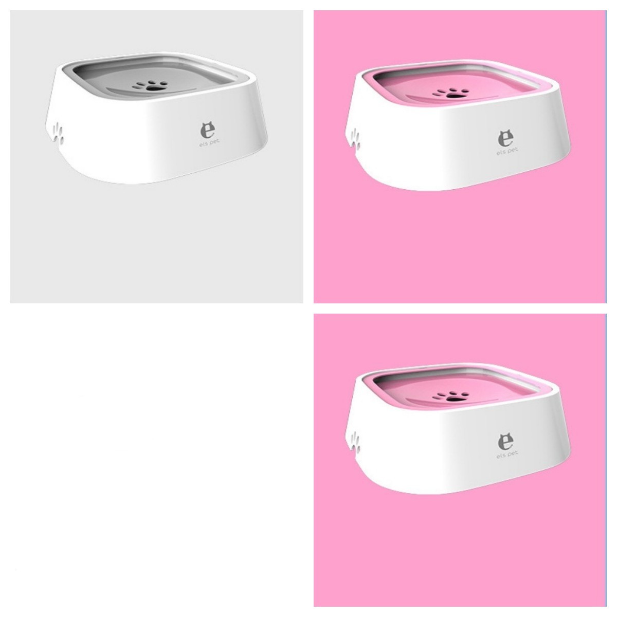 1.5L Anti-Overflow Cat Dog Water Bowl
