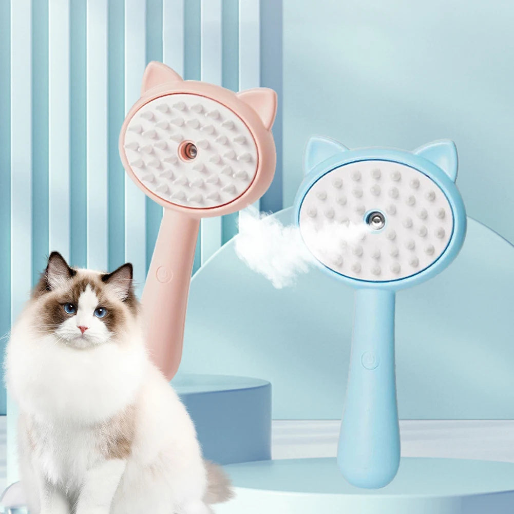 Rechargeable Mist Grooming Brush