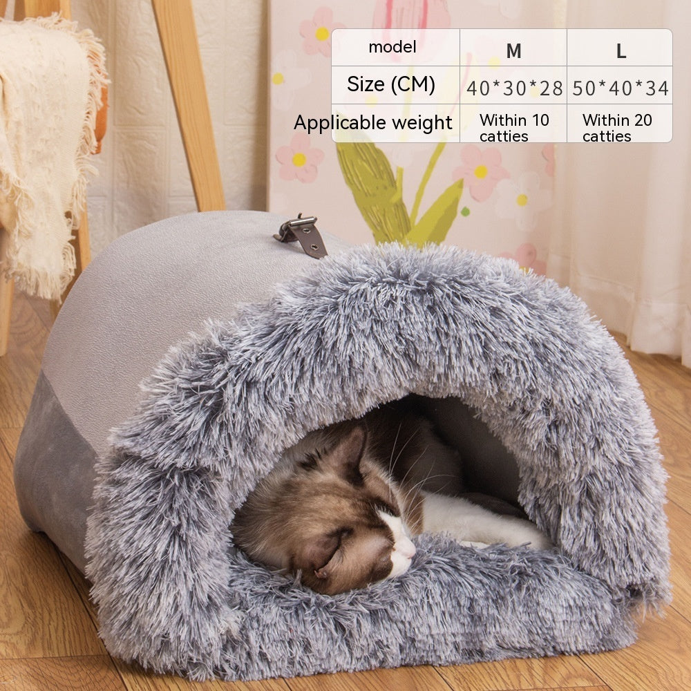 Portable Plush Pet Nest