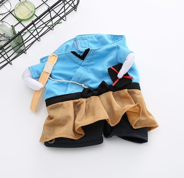 Funny Cat Costume Uniform Suit Cat Clothes Costume