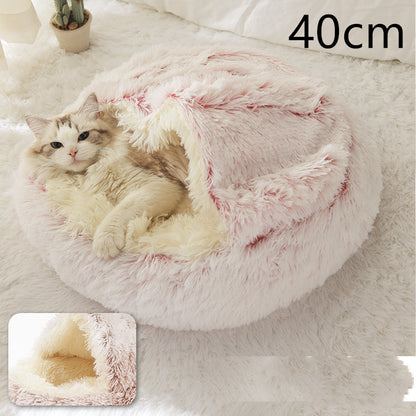 2-in-1 Plush Pet Bed