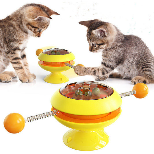 Rotatable Toy with Catnip
