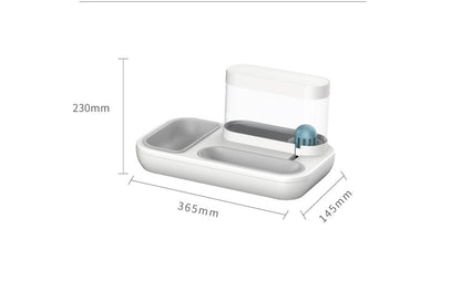 4-in-1 Cat Dog Bowl Feeder