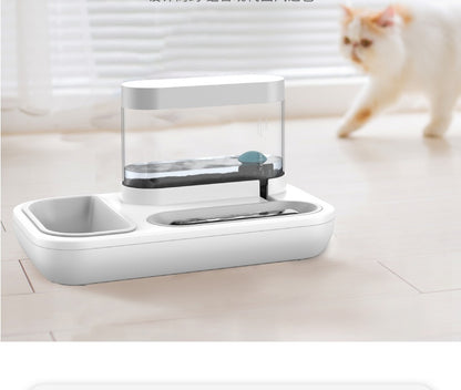 4-in-1 Cat Dog Bowl Feeder