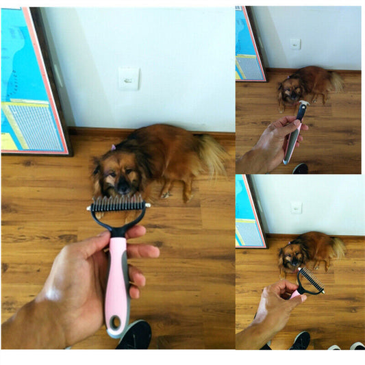 Double-Sided Pet Grooming Brush