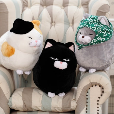 Cat plush toy doll