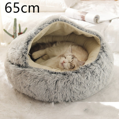 2-in-1 Plush Pet Bed