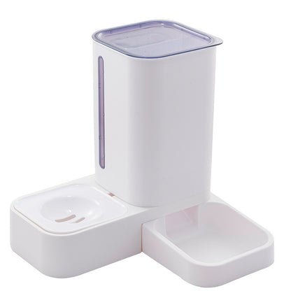 Automatic Double Pet Bowl with Water Storage