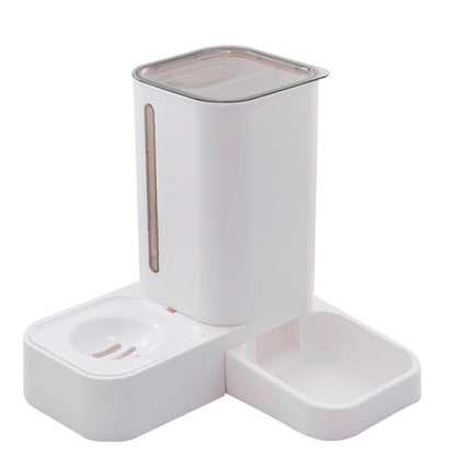 Automatic Double Pet Bowl with Water Storage