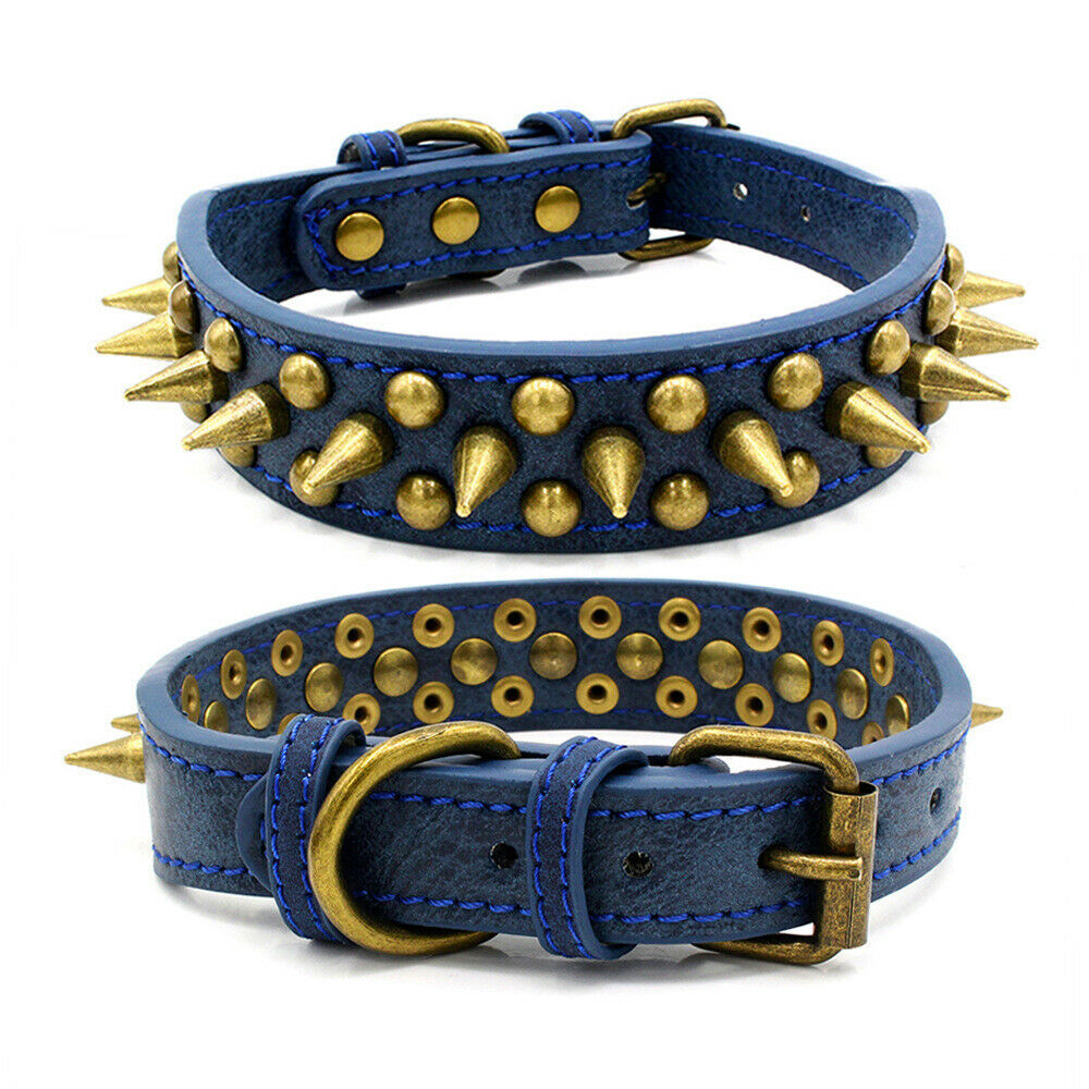 Retro Spiked Leather Collar
