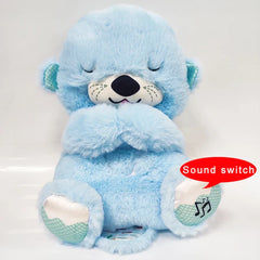 Anti-Stress Musical Dog Plush: Breathing, Calming, with Light & Sound