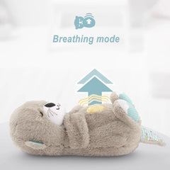 Anti-Stress Musical Dog Plush: Breathing, Calming, with Light & Sound