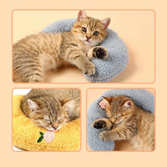 Fashionable U-Shaped Cat Pillow for Deep Sleep!