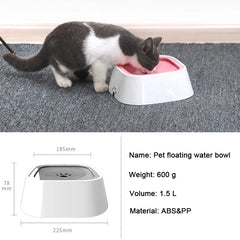 Floating Water Bowl for Dogs: Anti-Overflow