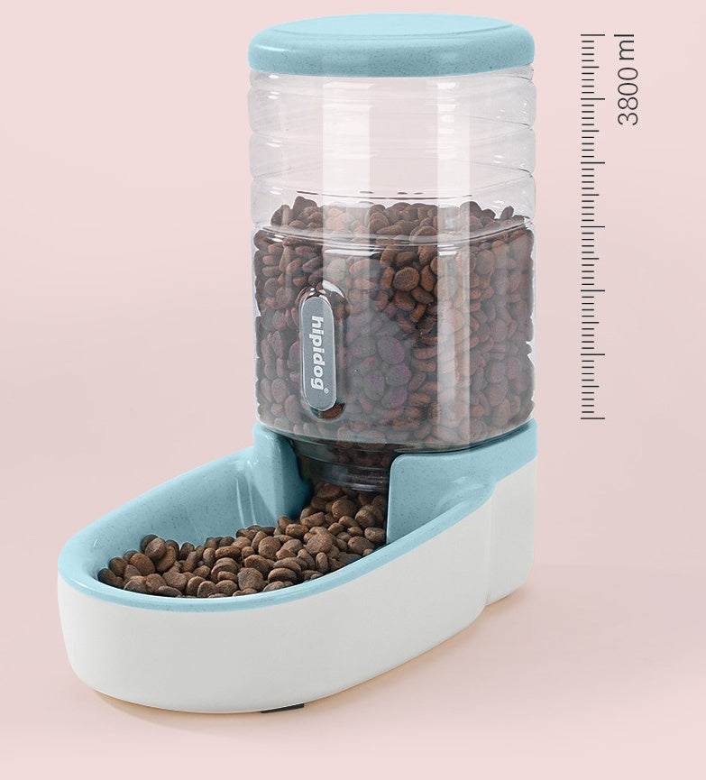 Lifestyle image of automatic pet feeder