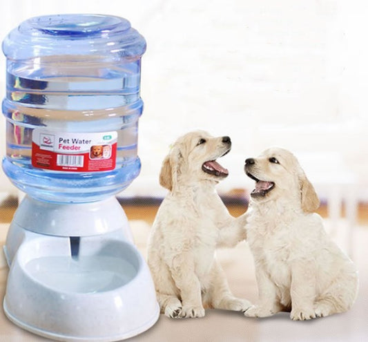 Automatic pet feeder and water dispenser for dogs and cats