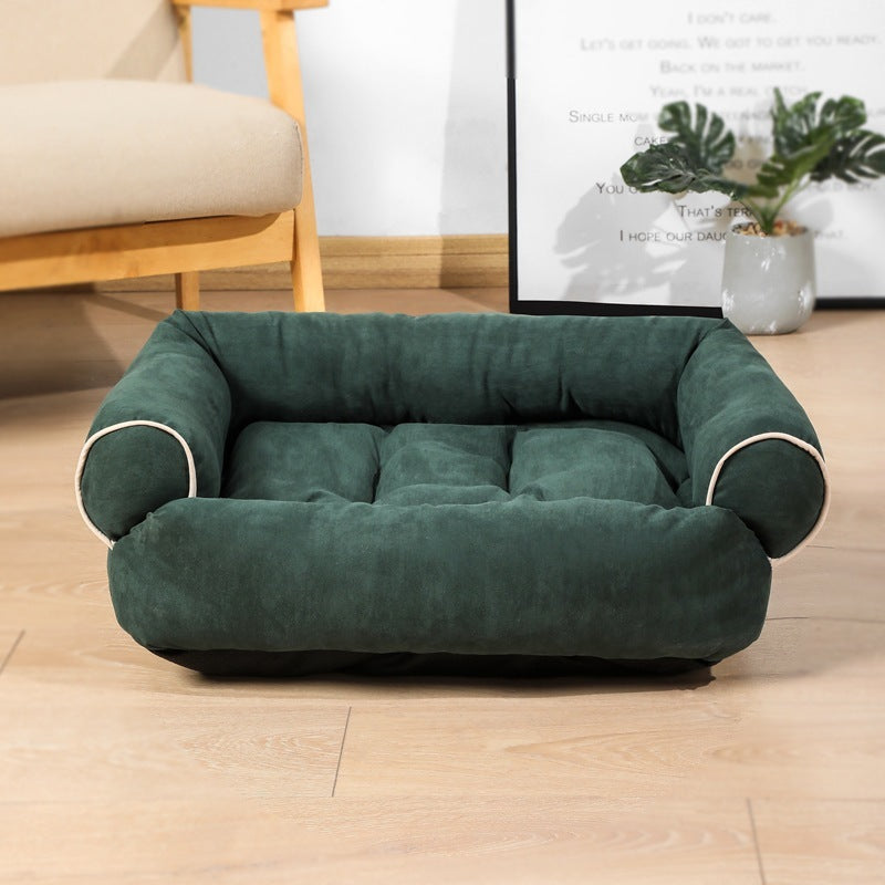 Cozy winter pet sofa bed