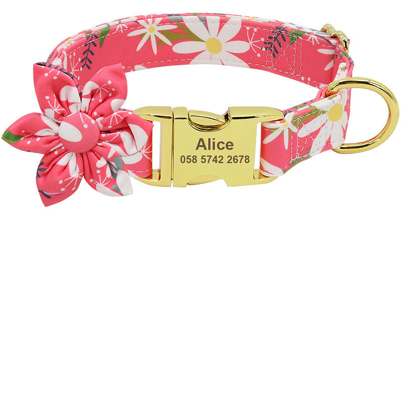 Custom printed dog collar