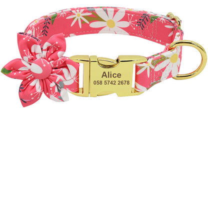 Custom printed dog collar